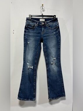 BKE STELLA Slim Fit Low Rise Bootcut Jeans Size 27 Inseam 29 1/2